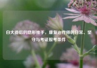 白大褂后的隐形推手，康复治疗师的日常、坚守与考证报考条件