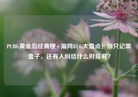PUBG黄金岛经典梗+漏网BUG大盘点！别只记黑盒子，还有人纠结什么时候有？