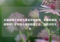 长盛同德主题混合基金净值查询·长盛同德深度测评：老牌混合基的稳健之选，但进攻性不足