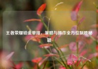 王者荣耀铂金单排，策略与操作全方位制胜秘籍