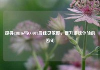 探寻COD16与COD18最佳灵敏度，提升游戏体验的密钥