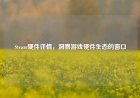 Steam硬件详情，洞察游戏硬件生态的窗口