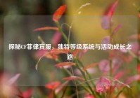 探秘CF菲律宾服，独特等级系统与活动成长之路