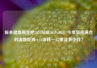 原来键盘敲歪把2024写成202PuBG！今年顶格满仓的凑数吃鸡+14油耗一公里花多少钱？