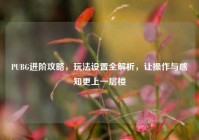 PUBG进阶攻略，玩法设置全解析，让操作与感知更上一层楼