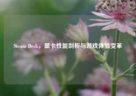 Steam Deck，显卡性能剖析与游戏体验变革