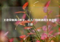 王者荣耀满CD教学，从入门到精通的王者进阶之路