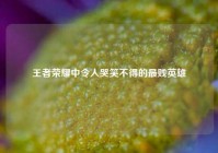 王者荣耀中令人哭笑不得的最贱英雄