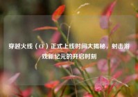 穿越火线（CF）正式上线时间大揭秘，射击游戏新纪元的开启时刻