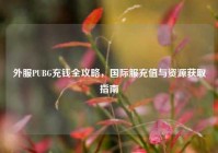 外服PUBG充钱全攻略，国际服充值与资源获取指南