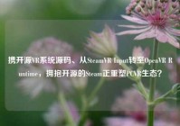 携开源VR系统源码、从SteamVR Input转至OpenVR Runtime，拥抱开源的Steam正重塑PCVR生态？