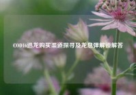 COD16迅龙购买渠道探寻及龙息弹解锁解答