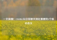 一文搞懂！CSGOK1从日常聊天到比赛梗的3个核心含义