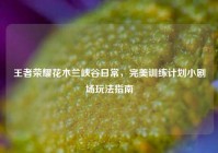 王者荣耀花木兰峡谷日常，完美训练计划小剧场玩法指南