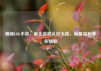 揭秘LOL手游，最全游戏礼包大赏，海量福利等你领取