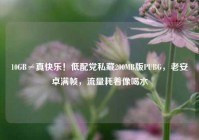 10GB≠真快乐！低配党私藏200MB版PUBG，老安卓满帧，流量耗着像喝水