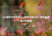 2023最新守望先锋与CF狙房代码大全，两款射击游戏的碰撞
