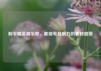 和平精英俱乐部，展现电竞魅力的素材图景