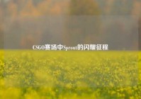 CSGO赛场中Sprout的闪耀征程
