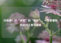 抖音赞：从“点赞”到“爆款”，一文看懂如何选对工具与策略