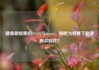 键盘硝烟里的CS:GO与Steam，网吧为何要下载这两款软件？