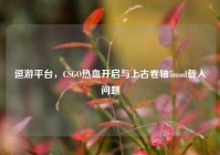 逗游平台，CSGO热血开启与上古卷轴5mod载入问题