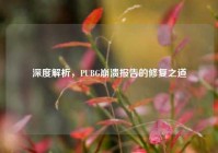 深度解析，PUBG崩溃报告的修复之道