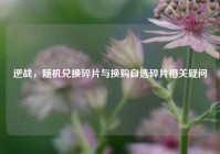 逆战，随机兑换碎片与换购自选碎片相关疑问