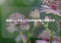 探索Steam平台上刀剑神域的奇幻游戏世界