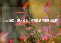 Steam搬砖，投入成本、潜在机遇与正规性剖析