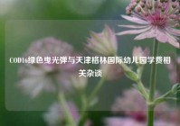 COD16绿色曳光弹与天津格林国际幼儿园学费相关杂谈
