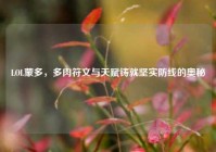 LOL蒙多，多肉符文与天赋铸就坚实防线的奥秘