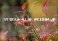 和平精英添加小号全攻略，开启全新游戏之旅