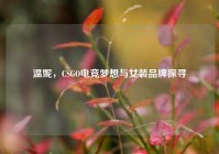 温妮，CSGO电竞梦想与女装品牌探寻