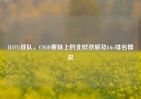 HAVU战队，CSGO赛场上的北欧劲旅及hltv排名情况