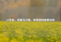 CF手游，灵狐与刀锋，传奇搭档谁更出色