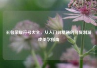 王者荣耀符号大全，从入门到精通的可复制游戏美学指南