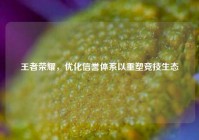 王者荣耀，优化信誉体系以重塑竞技生态
