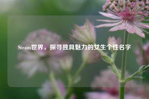 Steam世界,探寻独具魅力的女生个性名字