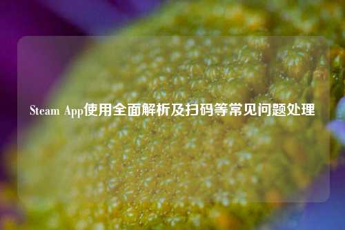 Steam App使用全面解析及扫码等常见问题处理