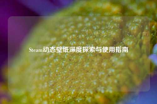 Steam动态壁纸深度探索与使用指南