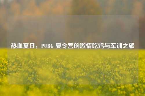 热血夏日,PUBG 夏令营的激情吃鸡与军训之旅