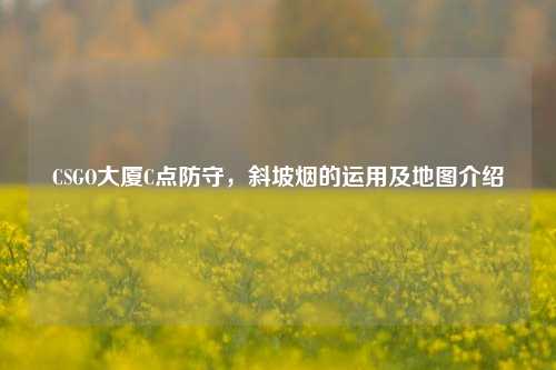 CSGO大厦C点防守,斜坡烟的运用及地图介绍