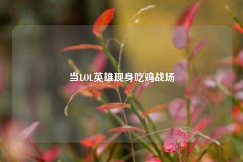 当LOL英雄现身吃鸡战场