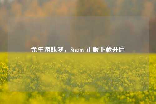 余生游戏梦，Steam 正版下载开启