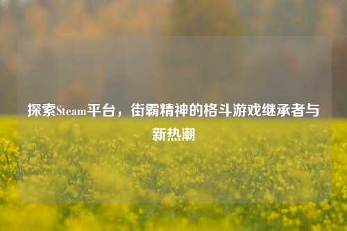 探索Steam平台,街霸精神的格斗游戏继承者与新热潮