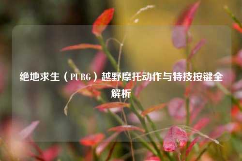绝地求生(PUBG)越野摩托动作与特技按键全解析