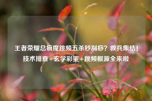 王者荣耀总疯魔跳频五杀秒刮痧?救兵集结!技术排查+玄学彩蛋+跳频根源全来啦