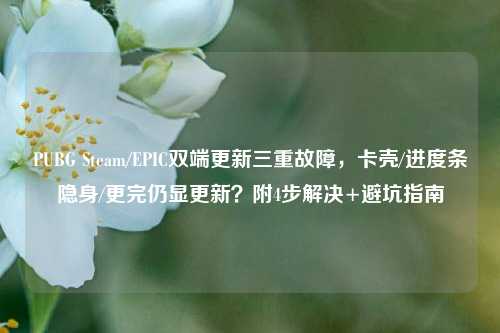 PUBG Steam/EPIC双端更新三重故障,卡壳/进度条隐身/更完仍显更新?附4步解决+避坑指南