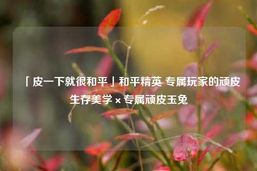 「皮一下就很和平」和平精英 专属玩家的顽皮生存美学×专属顽皮玉兔